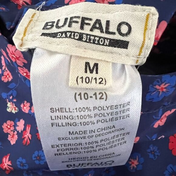 BUFFALO Reversible girl's vest Floral Print Size Medium - Picture 3 of 5